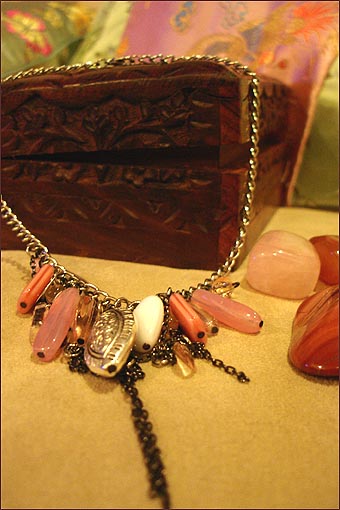 Bunch Bead and Chain Necklace