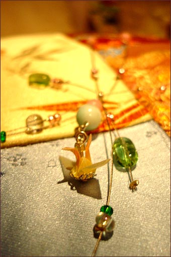 Origami Baby Bird Necklace
